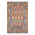 Abstract Kilim Red Blue Wool Rug - 6'7" X 9'7" For Sale