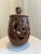 Vintage Ceramic Vase With Lid and Geometric Cutout Design For Sale - Image 4 of 7