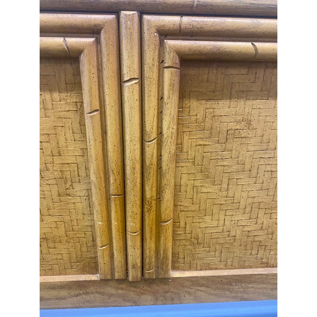 1970s King Size Faux Bamboo Headboard Chairish