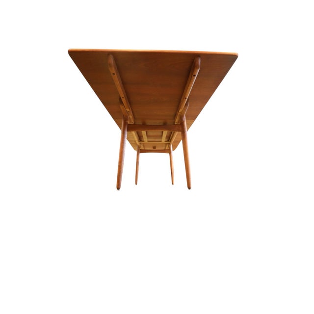 AT310 Dining Table in Teak and Oak by Hans J. Wegner for Andreas Tuck, 1950s For Sale - Image 17 of 18