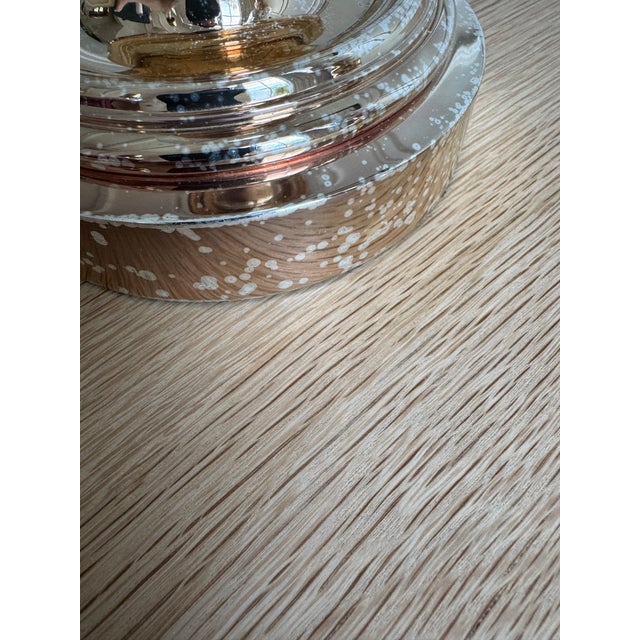 Vintage Ralph Lauren Home Glen Plaid Crystal and Silver Metal Hurricanes – A Pair For Sale In Chicago - Image 6 of 6