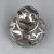 Antique Art Nouveau Glass Bottle with Sterling Silver Overlay, USA, 1900s For Sale - Image 9 of 11