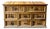 Mexican Rustic Santa Fe Style Planked Ponderosa Pine Low Boy Chest of 8 Drawers Drawers For Sale
