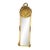 Baroque Style Gold Leaf Floor Mirror – Ornate Carved Off-White/Beige For Sale