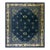 1890s Blue Field Classic Greek Key Antique Chinese Peking Rug 13' 9'' X15' 3'' For Sale