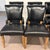 Set of 6 RH Leather Dining Chairs Handsome set with padded seats and backs that make them super comfortable. Leather is oh...