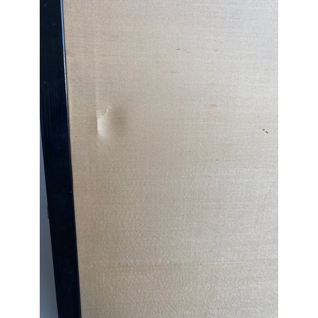 Japanese 4 Panel Screen For Sale - Image 4 of 6