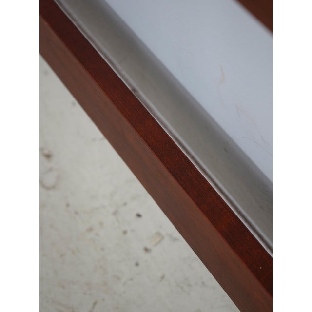 2000 - 2009 Stickley Cherry Regency Style Cane Back Queen Size Headboard For Sale - Image 5 of 12
