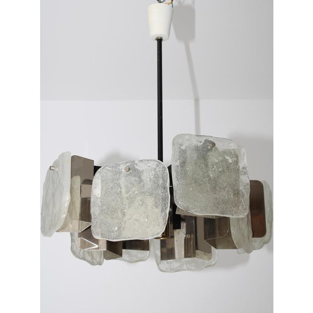 Black Model Karlstein 17-Flame Pendant Lamp by J. T. Kalmar for Kalmar, 1960s For Sale - Image 8 of 18