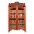 Antique Victorian Carved Cherry Wood Two-Door Bookcase Cabinet, Circa 1880s For Sale