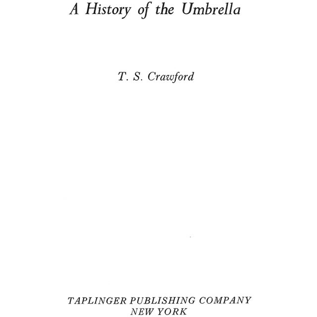 Modern "A History of the Umbrella" 1970 Crawford, t.s. For Sale - Image 3 of 12
