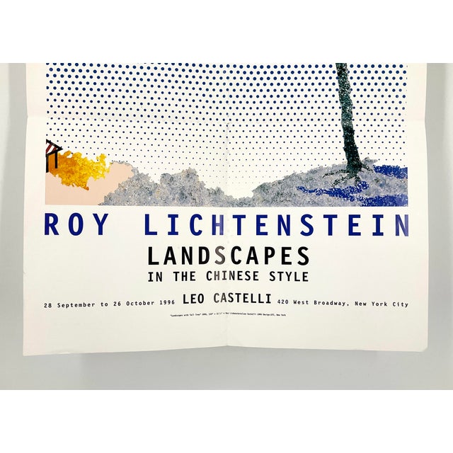 1990s Exhibition Poster for Roy Lichtenstein & Leo Castelli Gallery, New York, USA, 1996 For Sale - Image 5 of 10