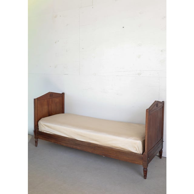 Brown 19th C. Louis XVI Style Daybed For Sale - Image 8 of 10