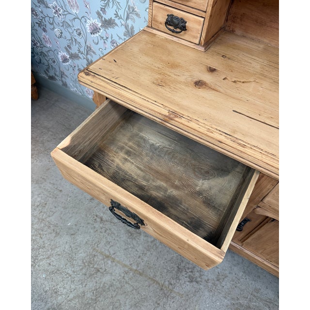 Victorian English 2-Part Buffet For Sale - Image 11 of 18