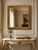 Vintage Gold Leaf Gilded Wall Mirror inspired by Salvator Rosa, Italy, 1990s For Sale - Image 4 of 5