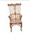 Brown 1940s Country High Back Oak Windsor Armchair For Sale - Image 8 of 11