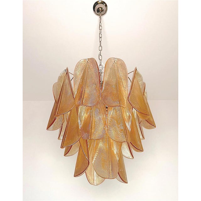 Italian Murano Glass Chandelier, 1990s For Sale - Image 6 of 9