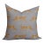 22" Mara Cheetah in Fog Pillow For Sale