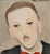 1940s Marie Laurencin -Portrait of a Man With a Red Bow Tie-1940s Oil Painting For Sale - Image 5 of 10