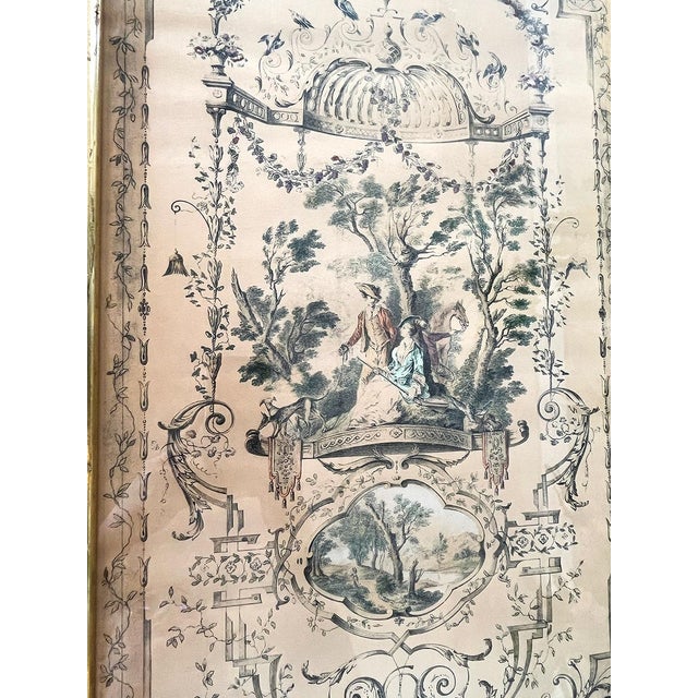 Pair of 19th Century English Lithographs With Gilt Frames For Sale - Image 4 of 5