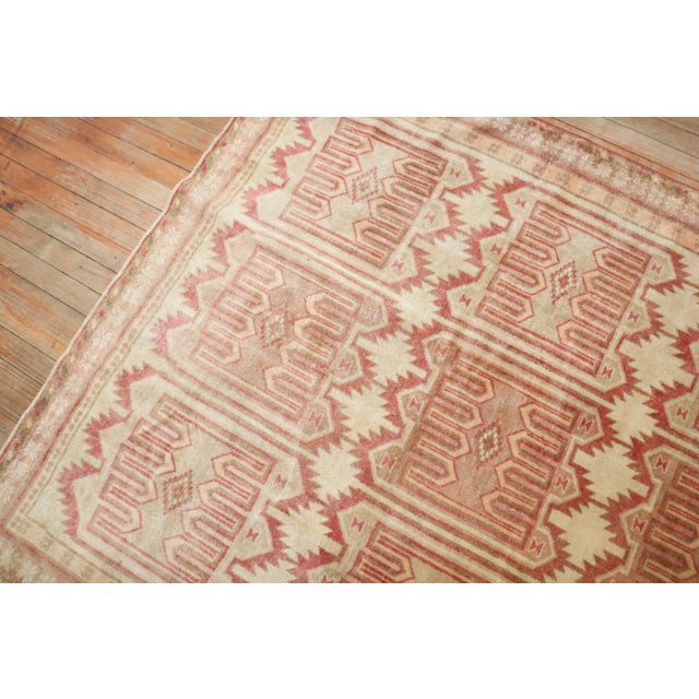 Vintage Zabihi Collection East Turkestan Samarkand Rug - 4'10" x 9'7" For Sale - Image 12 of 12