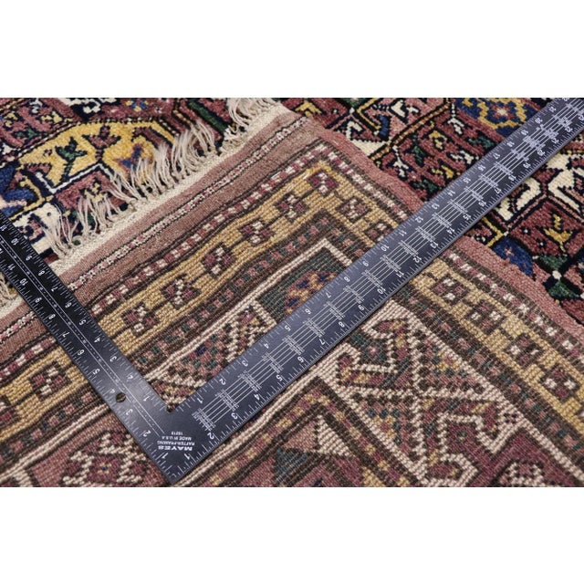 Early 20th Century Antique Azerbaijan Rug - 05'01 X 08'01 For Sale - Image 5 of 10