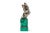 Silver An Exquisite French Silver and Malachite Bust of Napoleon, by Emile Pinedo For Sale - Image 8 of 9
