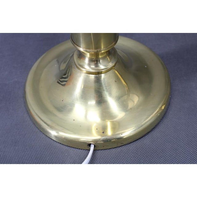 Large Brass Table Lamps, Denmark, 1960s, Set of 2 For Sale - Image 9 of 13