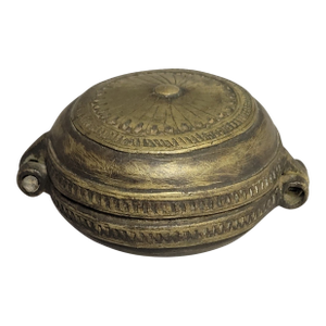 Antique Bronze Lime Container for Betel Chewing, Circa 1890–1910