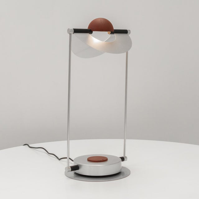 Postmodern Postmodern Tondo Table Lamp by Ann Maes for Scopelight, 1980s For Sale - Image 3 of 14