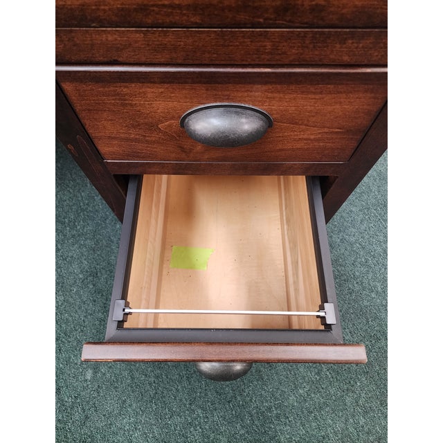 Mission Style Executive Desk by Country Classic Collection For Sale - Image 11 of 12