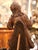 Pair 18th Century Italian Baroque Carved Painted Wood Adoring Angel Sculptures For Sale - Image 14 of 16