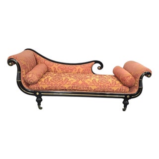 Regency Chaise Lounge Sofa, 1810s For Sale