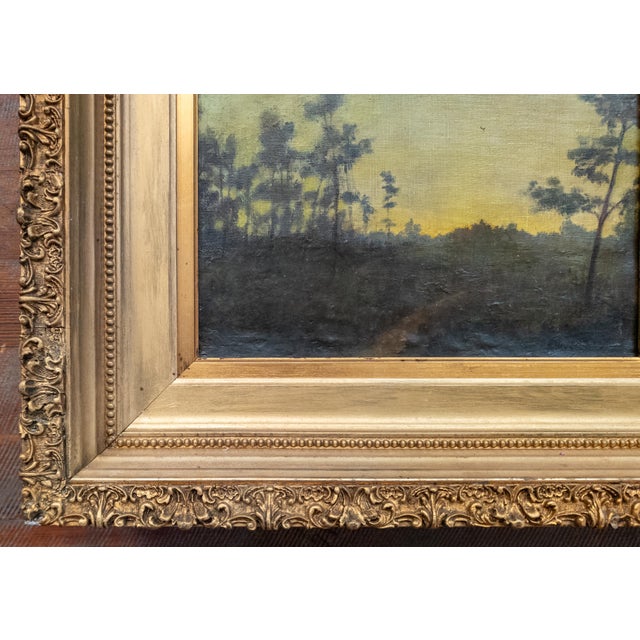 1910's American Tonalist Landscape Painting by Robertson Kirtland Mygatt 1911 For Sale In New York - Image 6 of 17