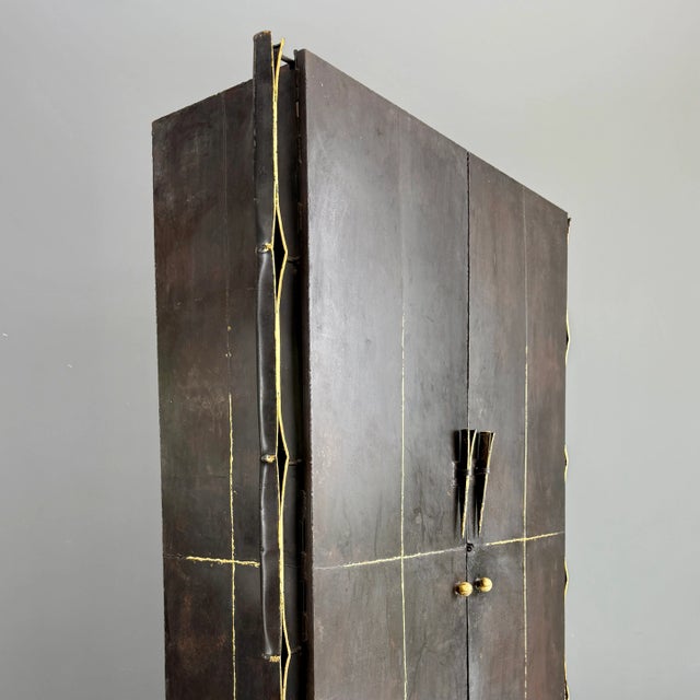 Swiss Sculptural Iron Cabinet, 1995 For Sale - Image 4 of 15