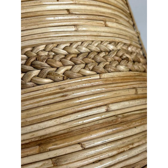 1960s Vintage French Rush Basket, 1960 For Sale - Image 5 of 13