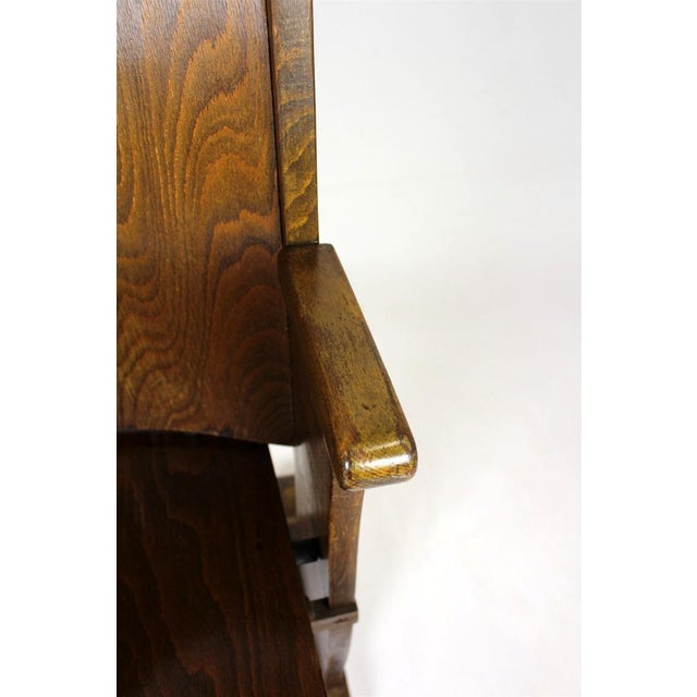 Wood Vintage Czech Wooden Cinema Chair from TON, 1940s For Sale - Image 7 of 15