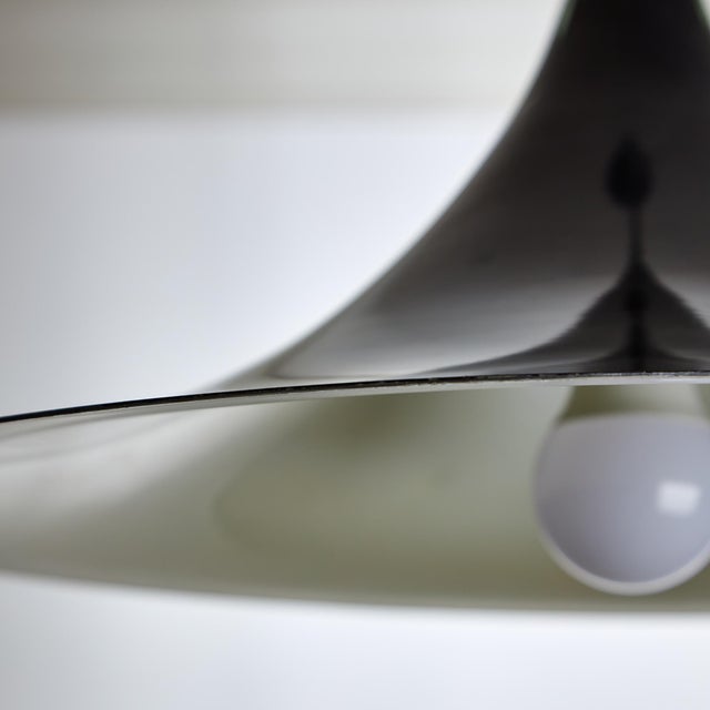 Black and White Cone-Shaped Pendant For Sale - Image 14 of 18