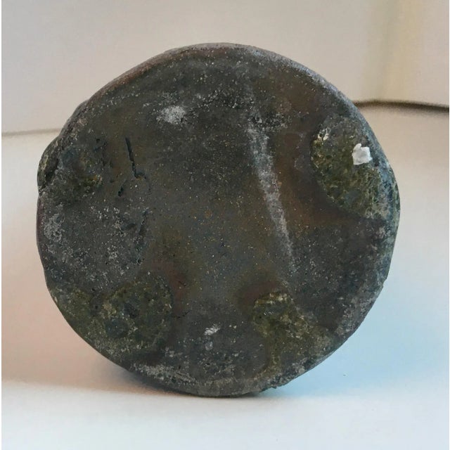 Vintage Japanese Bizen-Yaki Ware Vase - For Sale In Monterey, CA - Image 6 of 8