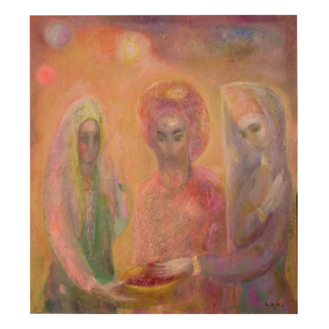 Roman Lapp, South, 1993, Oil on Canvas For Sale