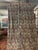 Heavy, luxurious curtains in a very light blue with chocolate brown pattern. The tassels are thick and add even more...