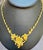 24 Karat Pure Gold Hand Made Yellow Gold Solid Flower Necklace, 37 Gm, 18 Inch For Sale - Image 18 of 18