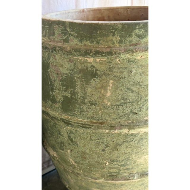 Late 19th Century Mediterranean Barrel Olive Jars, Patinated Terracotta For Sale - Image 5 of 13