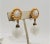 1973 Vintage Mimi Di N Faux-Moonstone Drop Clip Earrings- 2 Pieces For Sale - Image 4 of 7