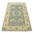 Oushak Rug 4’1” X 6’1” Blue Wool Tribal Hand-Knotted Oriental Carpet For Sale