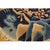 1920s Blue Birds Art Deco Pair of Chinese Peking Carpets 2'x2' Knotted Wool Rugs For Sale - Image 4 of 9