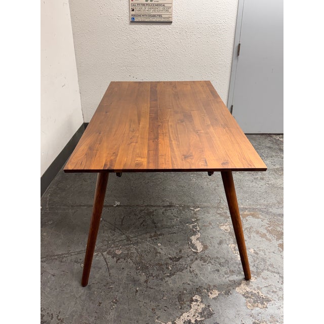 Wood Article Seno Extendable Dining Table, Walnut For Sale - Image 7 of 12