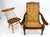 Solid Turned Teak Mid Century Modern Cane Back Lounge Chair MINT For Sale - Image 13 of 18