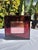 Vintage Plum Glass Square Catchall Dish For Sale - Image 12 of 17