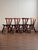 1960s Vintage Brutalist Wabi-Sabi Wood Dining Chairs, Set of 4 For Sale - Image 16 of 18